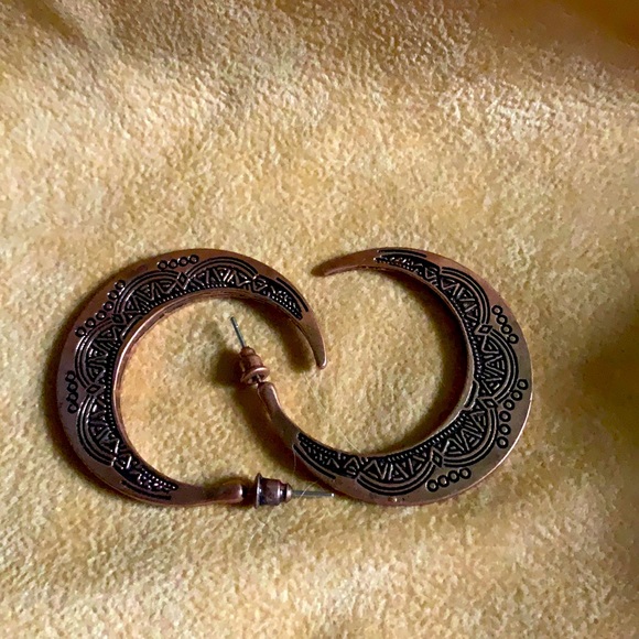 Copper hoops - Picture 1 of 1